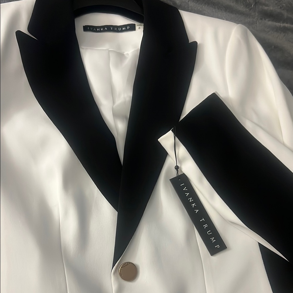 Ivanka Trump Black and White Blazer